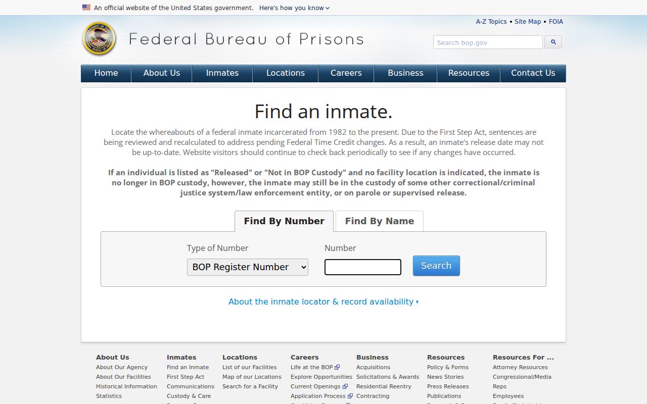 Milford arrest records and federal inmate locator
